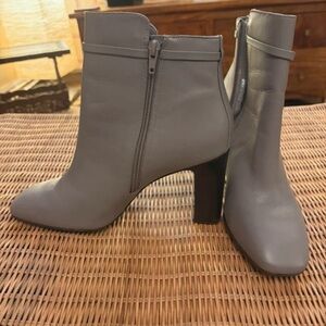 Next Gray Heeled Boots